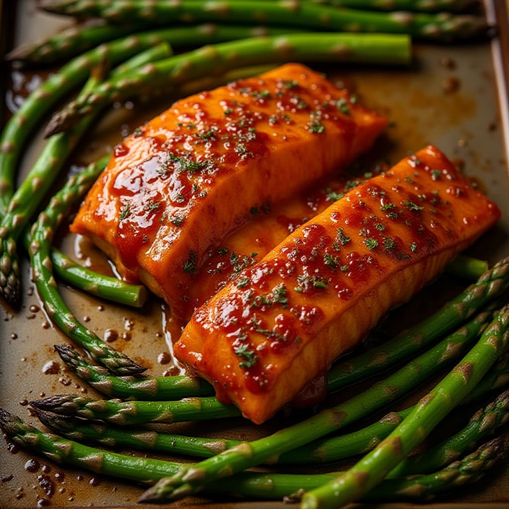 Teriyaki Salmon with Asparagus